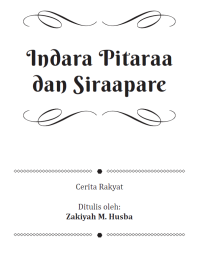 Image of Indara Pitaraa dan Siraapare