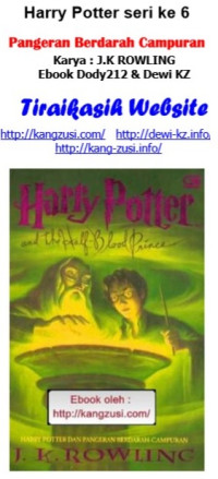 Image of HARRY POTTER DAN PANGERAN BERDARAH-CAMPURAN